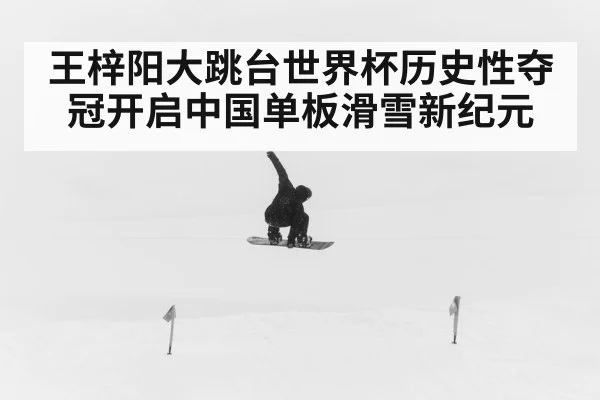 王梓阳大跳台世界杯历史性夺冠开启中国单板滑雪新纪元