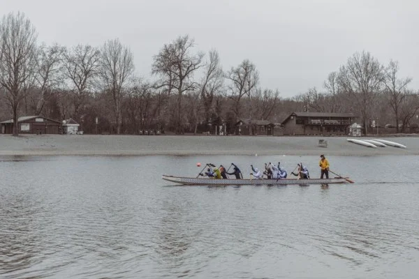 dragon boat team training